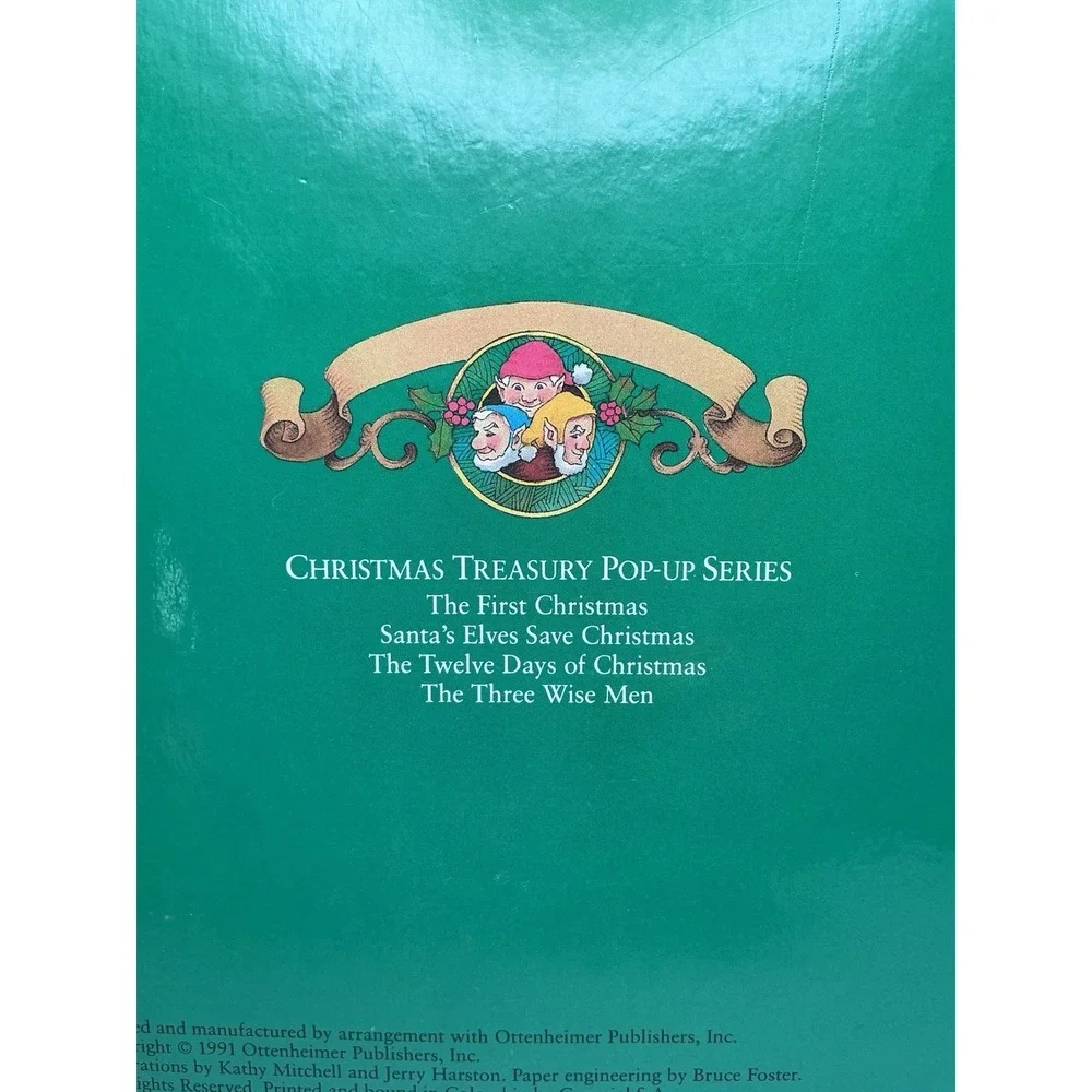 Christmas Treasury‎ Pop-Ups Classic Stories Wise Men etc. Book Set 4